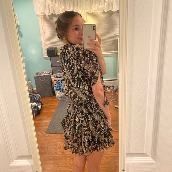 PAISLEY PRINT DRESS - Picture 3 of 3